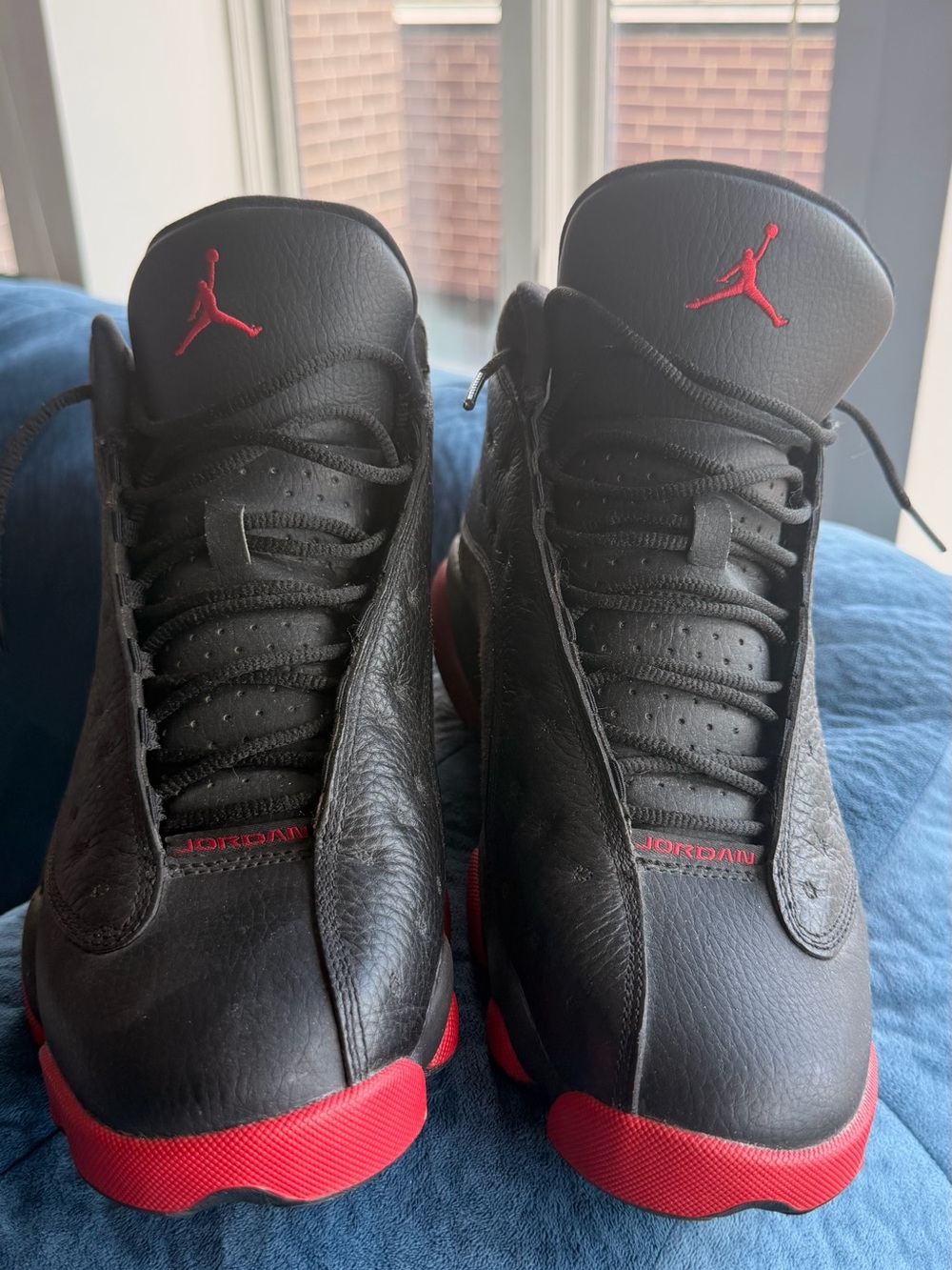 Air Jordan 13 Retro Bred – Men’s Size 10 – Black/True Red